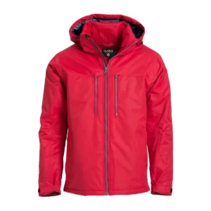 Chaqueta hombre CLIQUE KINGSLAKE 020970, Rojo, vista frontal