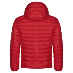 Chaqueta acolchada Clique Hudson 020976, Rojo, vista posterior