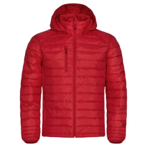 Chaqueta acolchada Clique Hudson 020976, Rojo, vista frontal