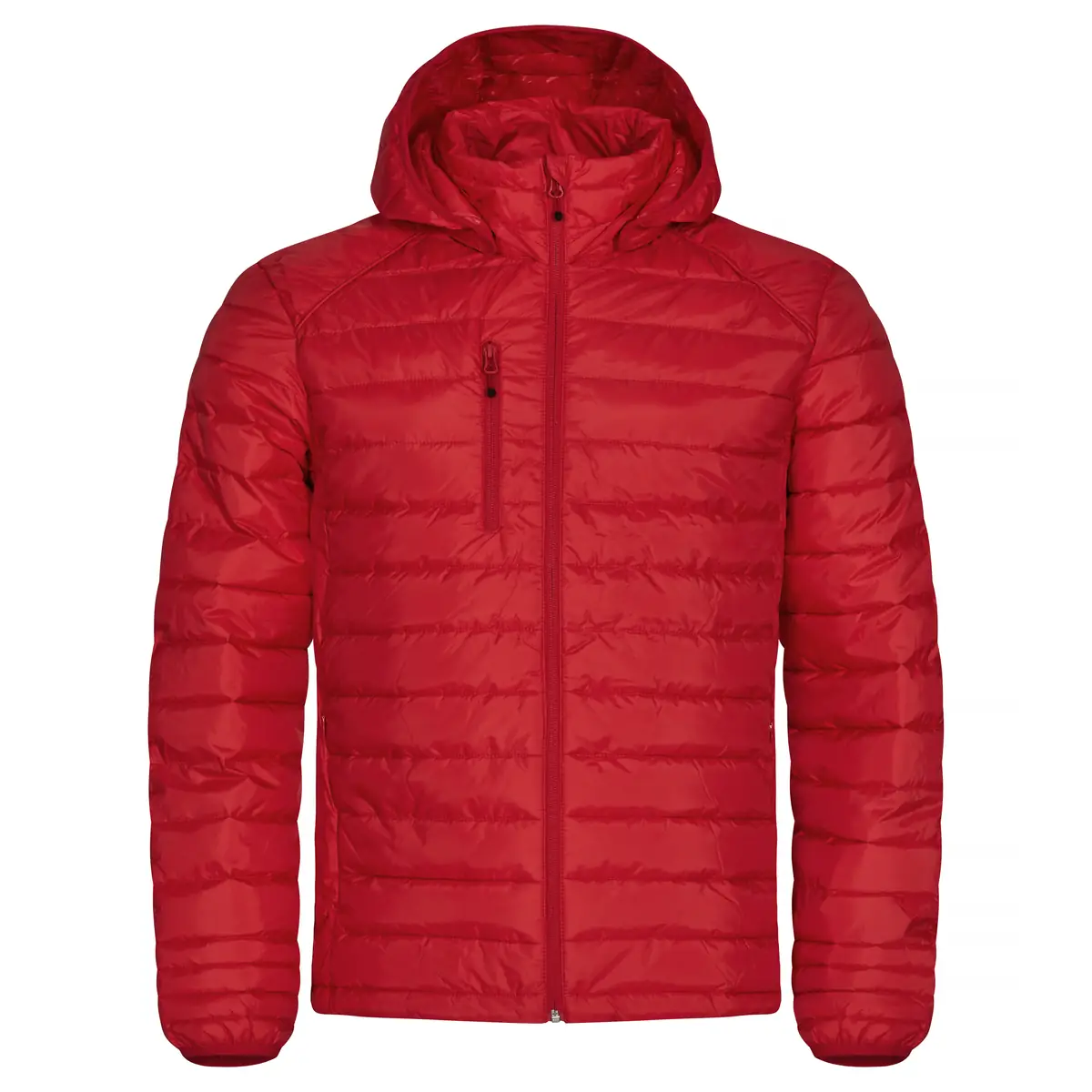 Chaqueta acolchada de hombre CLIQUE HUDSON 020976 2 Chaqueta acolchada Clique Hudson 020976, Rojo, vista frontal