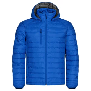 Chaqueta acolchada Clique Hudson 020976, Azul real, vista frontal