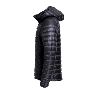 Chaqueta acolchada Clique Hudson 020976, Azul marino oscuro, lateral izquierdo