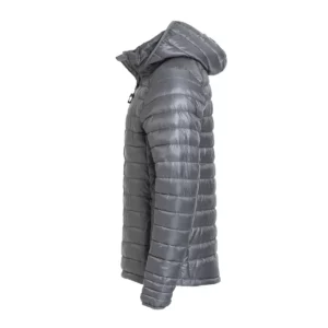 Chaqueta acolchada Clique Hudson 020976, Gris, lateral izquierdo