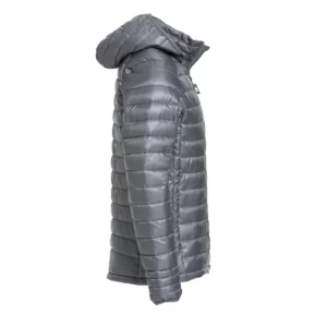 Chaqueta acolchada Clique Hudson 020976, Gris, lateral derecho