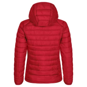 Chaqueta de mujer Clique Hudson Women 020977, Rojo, vista posterior