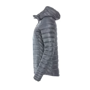 Chaqueta de mujer Clique Hudson Women 020977, Gris, lateral izquierdo