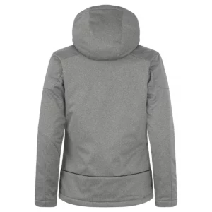 Chaqueta mujer CLIQUE GRAYLAND WOMEN 020981, Anthracite melange, vista posterior