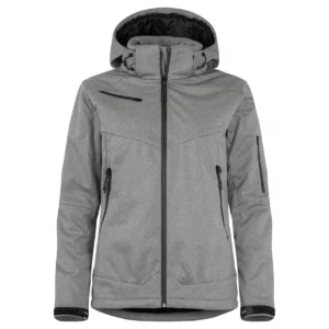 Chaqueta mujer CLIQUE GRAYLAND WOMEN 020981, Anthracite melange, vista frontal