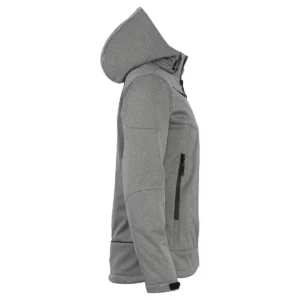 Chaqueta mujer CLIQUE GRAYLAND WOMEN 020981, Anthracite melange, lateral derecho