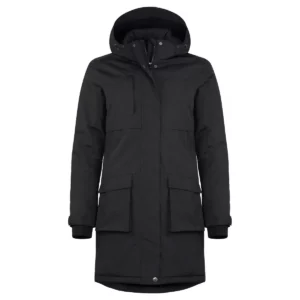 Parka de mujer Clique Lindy 020985 negra, vista frontal