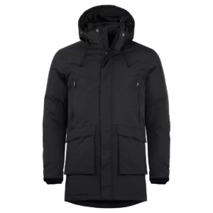 Parka unisex Clique Eskie 020996 negra, vista frontal