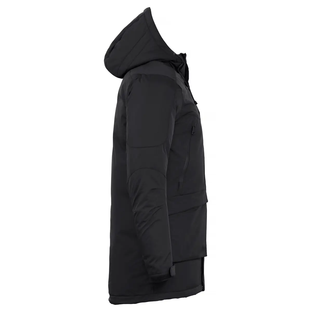 Parka unisex CLIQUE ESKIE 020996 4 Parka unisex Clique Eskie 020996 negra, lateral derecho