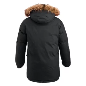 Parka unisex Clique Malamute 020997, negro, vista posterior