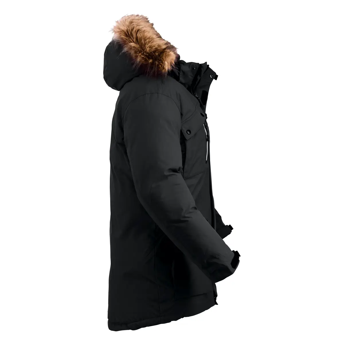 Parka unisex CLIQUE MALAMUTE 020997 7 Parka unisex Clique Malamute 020997, negro, lateral derecho