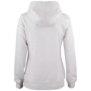 Sudadera mujer CLIQUE PREMIUM OC HOODY WOMEN 021003, Nature melange, vista posterior