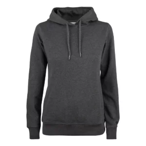Sudadera mujer CLIQUE PREMIUM OC HOODY WOMEN 021003, Anthracite melange, vista frontal