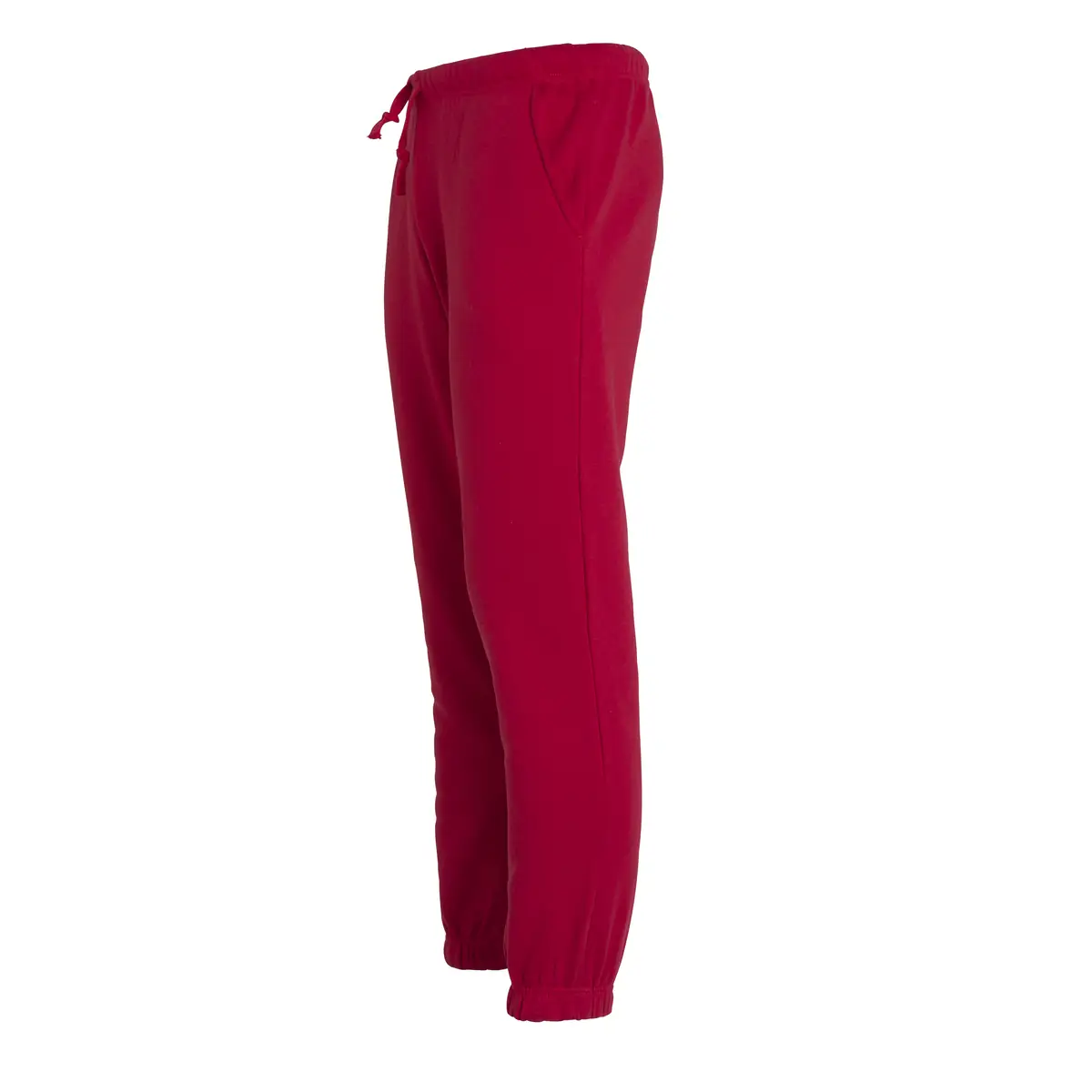 Pantalón infantil CLIQUE BASIC PANTS JUNIOR 021027 19 Pantalón infantil Clique Basic Pants Junior 021027, Rojo, lateral izquierdo