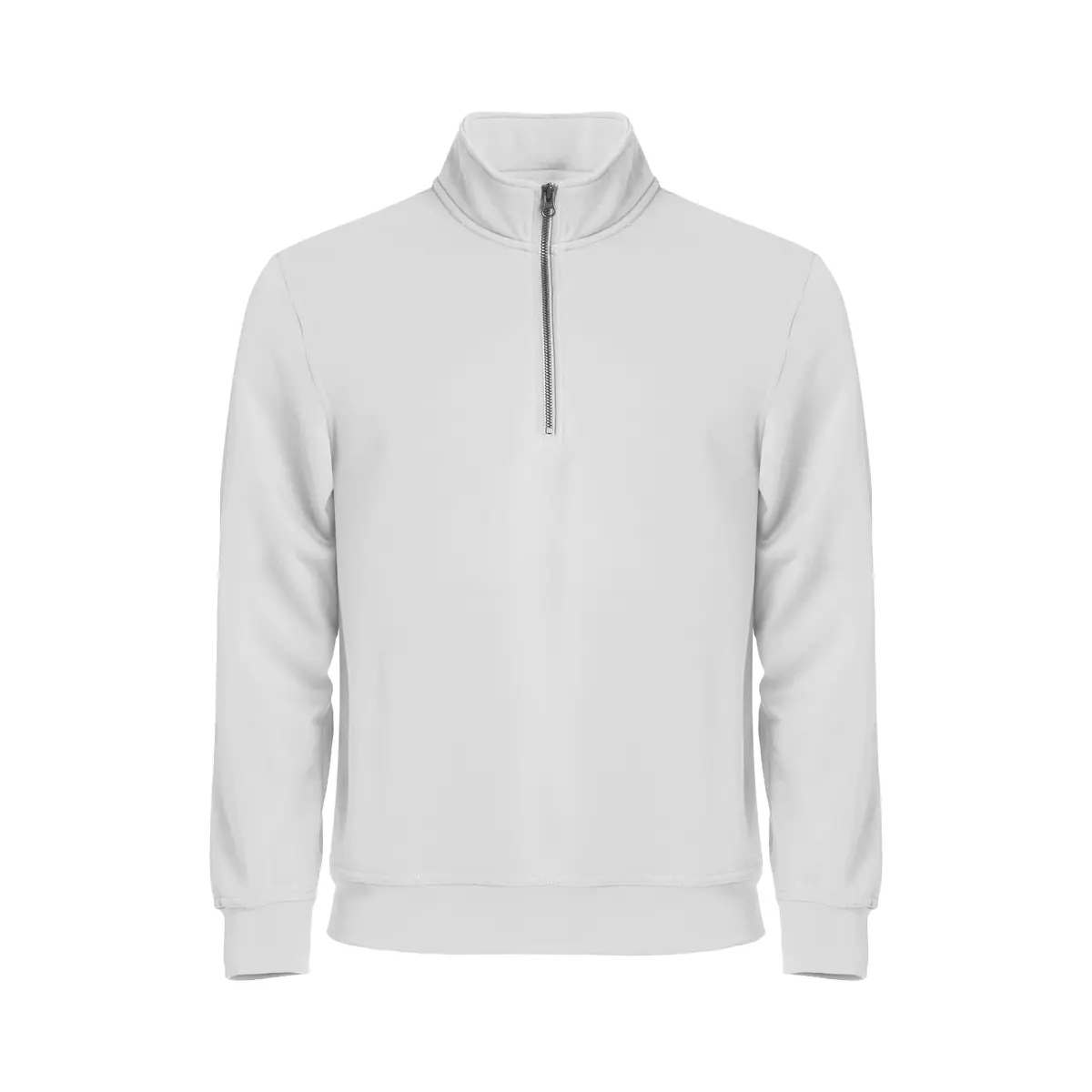 Sudadera hombre CLIQUE BASIC HALF ZIP 021033 3 Sudadera hombre CLIQUE BASIC HALF ZIP 021033, Blanco, vista frontal