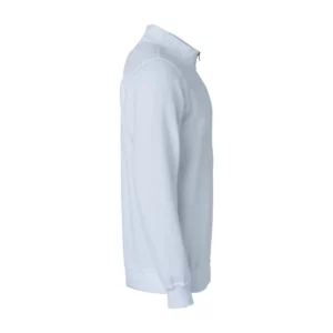 Sudadera hombre CLIQUE BASIC HALF ZIP 021033, Blanco, lateral derecho