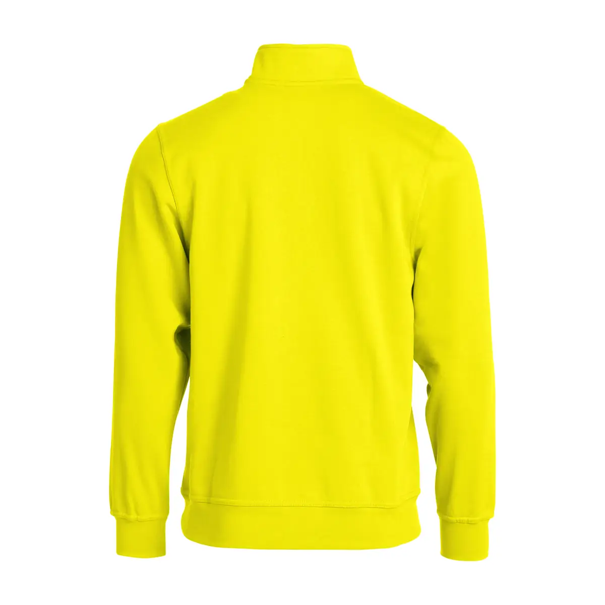 Sudadera hombre CLIQUE BASIC HALF ZIP 021033 8 Sudadera hombre CLIQUE BASIC HALF ZIP 021033, Amarillo visibilidad, vista posterior
