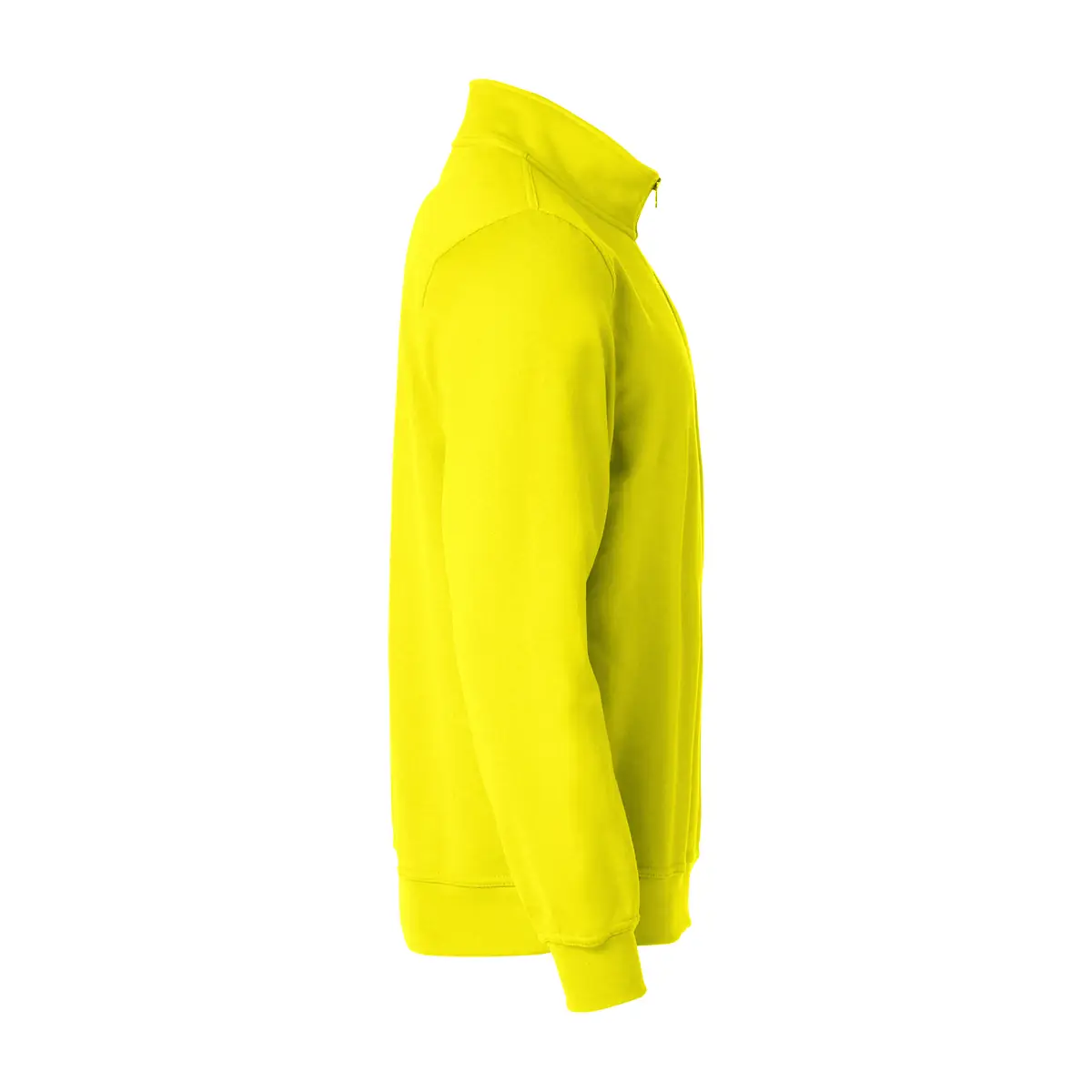 Sudadera hombre CLIQUE BASIC HALF ZIP 021033 10 Sudadera hombre CLIQUE BASIC HALF ZIP 021033, Amarillo visibilidad, lateral derecho