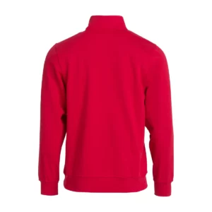 Sudadera hombre CLIQUE BASIC HALF ZIP 021033, Rojo, vista posterior
