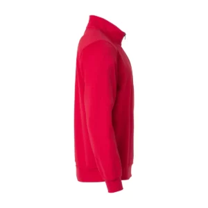 Sudadera hombre CLIQUE BASIC HALF ZIP 021033, Rojo, lateral derecho