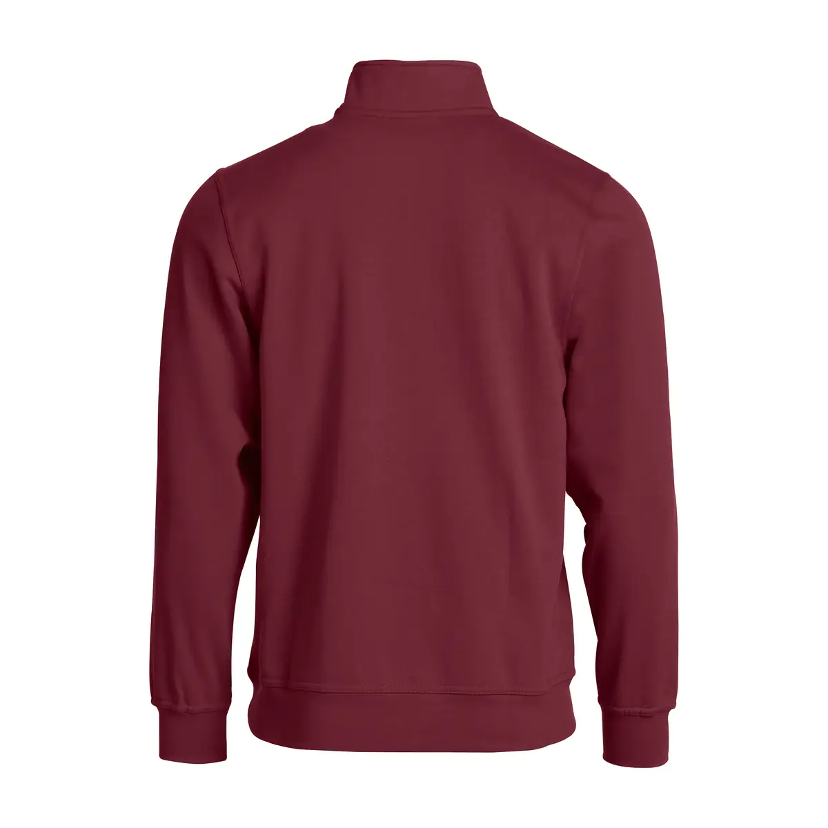 Sudadera hombre CLIQUE BASIC HALF ZIP 021033 20 Sudadera hombre CLIQUE BASIC HALF ZIP 021033, Burdeos, vista posterior