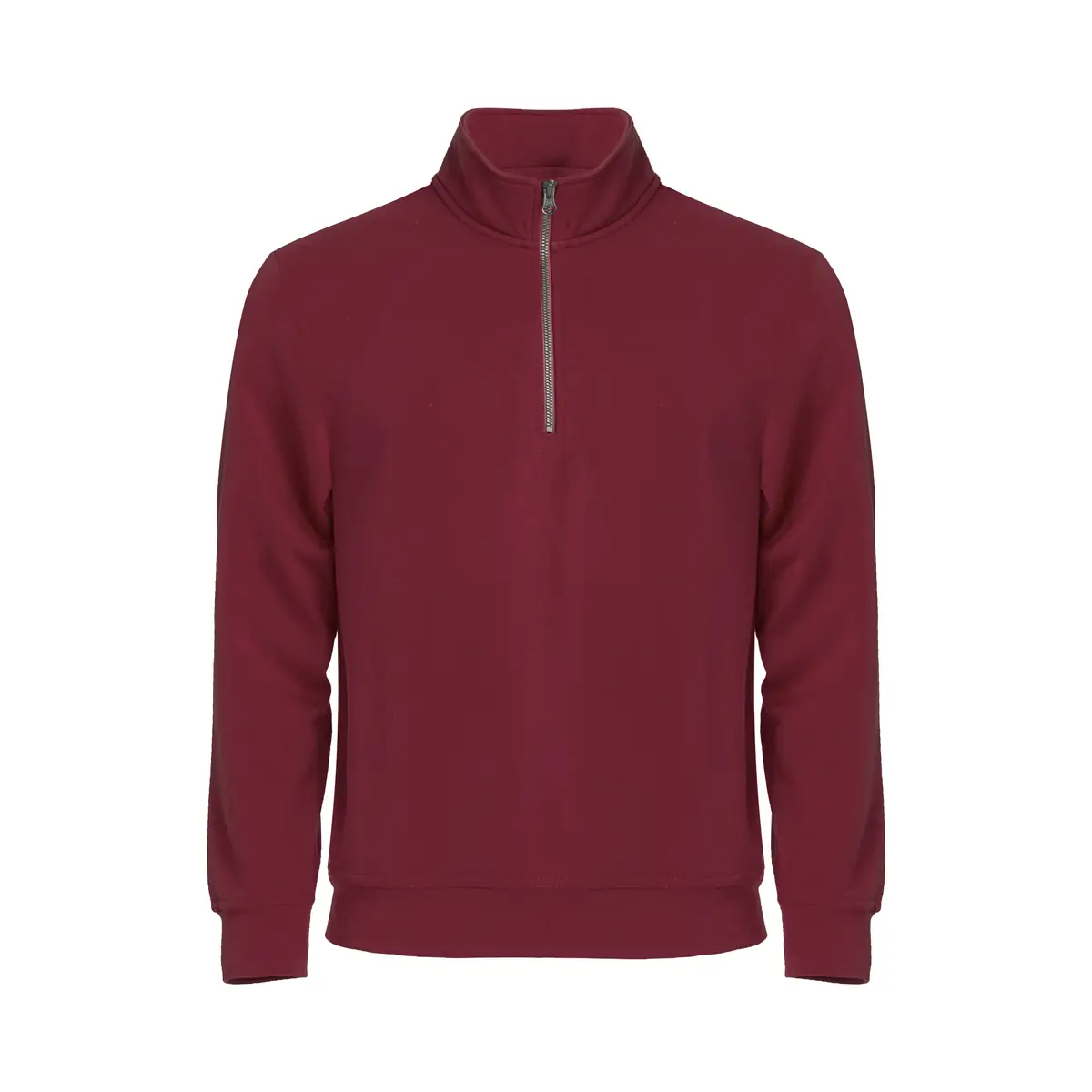 Sudadera hombre CLIQUE BASIC HALF ZIP 021033 19 Sudadera hombre CLIQUE BASIC HALF ZIP 021033, Burdeos, vista frontal