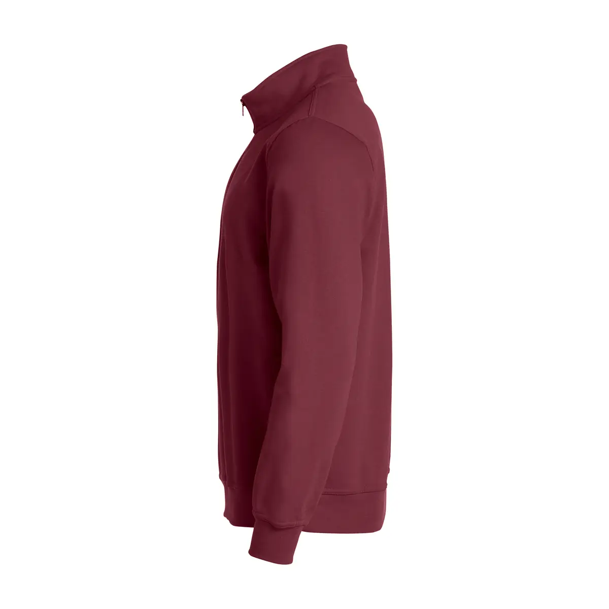 Sudadera hombre CLIQUE BASIC HALF ZIP 021033 21 Sudadera hombre CLIQUE BASIC HALF ZIP 021033, Burdeos, lateral izquierdo