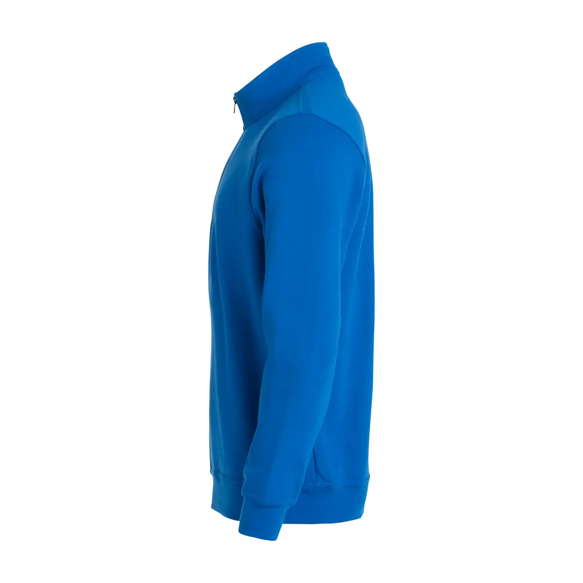 Sudadera hombre CLIQUE BASIC HALF ZIP 021033 25 Sudadera hombre CLIQUE BASIC HALF ZIP 021033, Azul real, lateral izquierdo