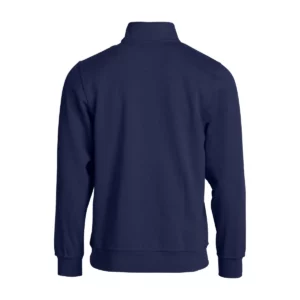 Sudadera hombre CLIQUE BASIC HALF ZIP 021033, Marino oscuro, vista posterior