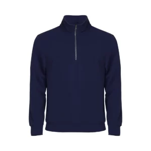 Sudadera hombre CLIQUE BASIC HALF ZIP 021033, Marino oscuro, vista frontal