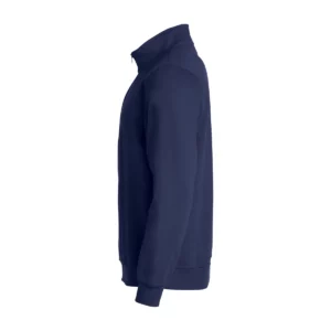 Sudadera hombre CLIQUE BASIC HALF ZIP 021033, Marino oscuro, lateral izquierdo