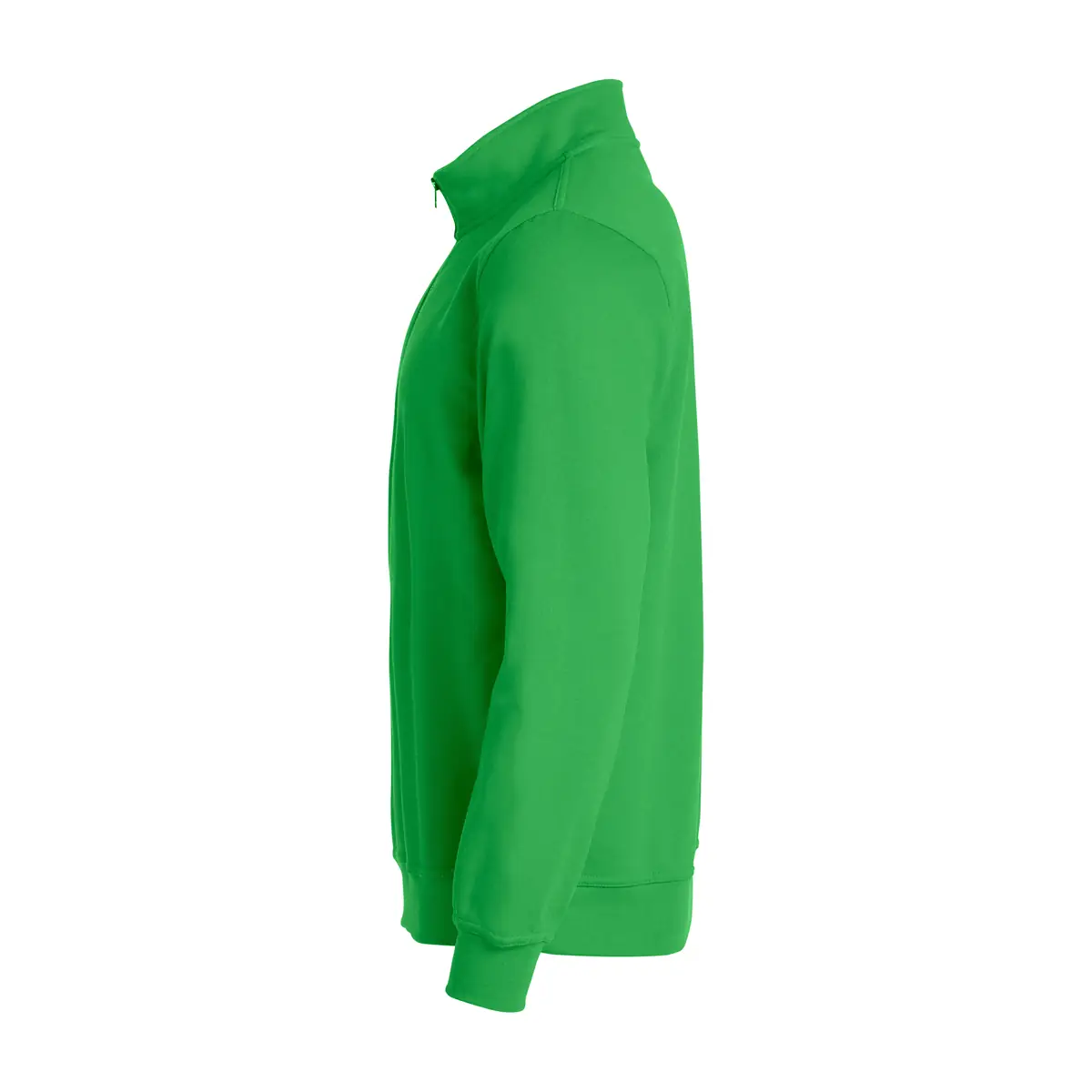 Sudadera hombre CLIQUE BASIC HALF ZIP 021033 33 Sudadera hombre CLIQUE BASIC HALF ZIP 021033, Verde manzana, lateral izquierdo