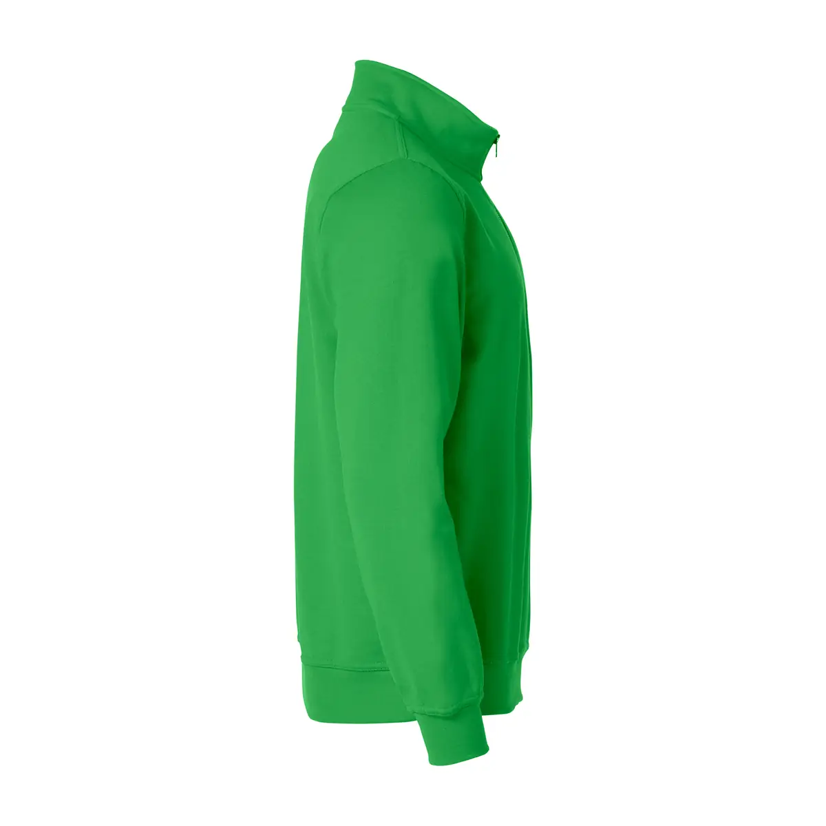 Sudadera hombre CLIQUE BASIC HALF ZIP 021033 34 Sudadera hombre CLIQUE BASIC HALF ZIP 021033, Verde manzana, lateral derecho