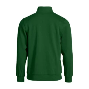 Sudadera hombre CLIQUE BASIC HALF ZIP 021033, Verde botella, vista posterior