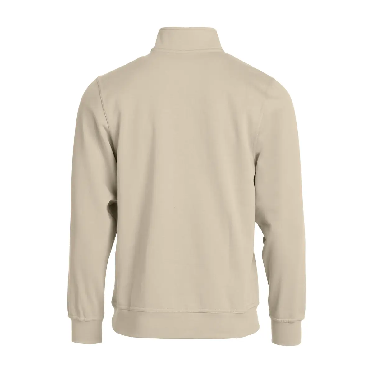Sudadera hombre CLIQUE BASIC HALF ZIP 021033 40 Sudadera hombre CLIQUE BASIC HALF ZIP 021033, Beige claro, vista posterior