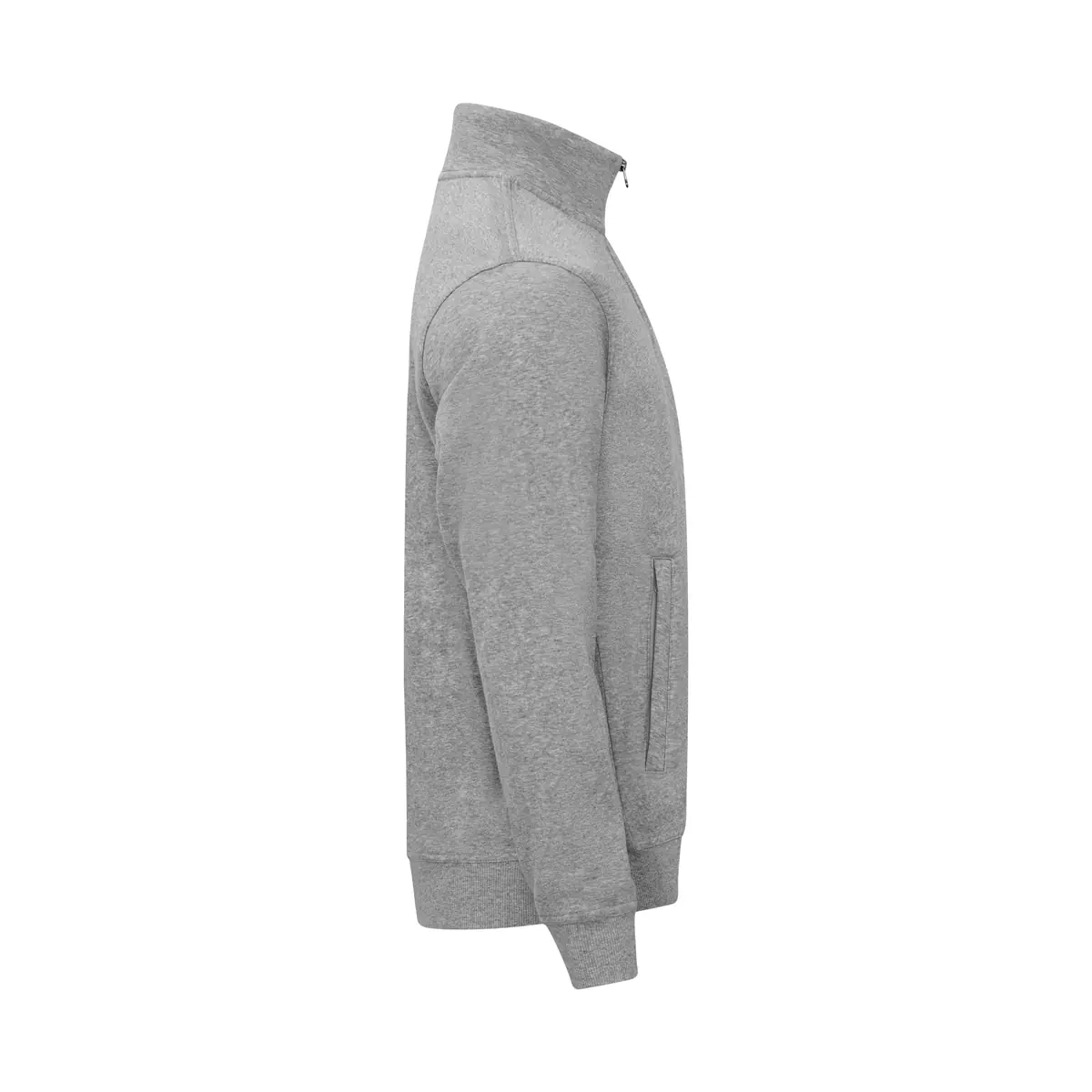 Sudadera hombre CLIQUE BASIC HALF ZIP 021033 46 Sudadera hombre CLIQUE BASIC HALF ZIP 021033, Gris marengo, lateral derecho