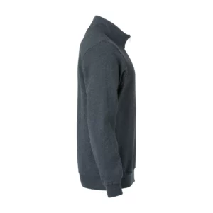 Sudadera hombre CLIQUE BASIC HALF ZIP 021033, Antracita marengo, lateral derecho