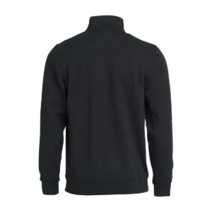 Sudadera hombre CLIQUE BASIC HALF ZIP 021033, Negro, vista posterior