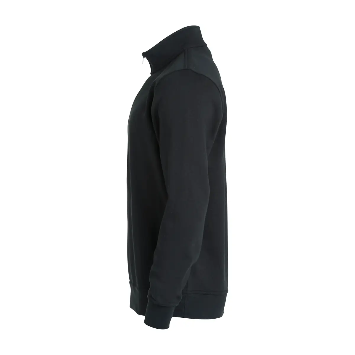 Sudadera hombre CLIQUE BASIC HALF ZIP 021033 53 Sudadera hombre CLIQUE BASIC HALF ZIP 021033, Negro, lateral izquierdo