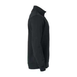 Sudadera hombre CLIQUE BASIC HALF ZIP 021033, Negro, lateral derecho