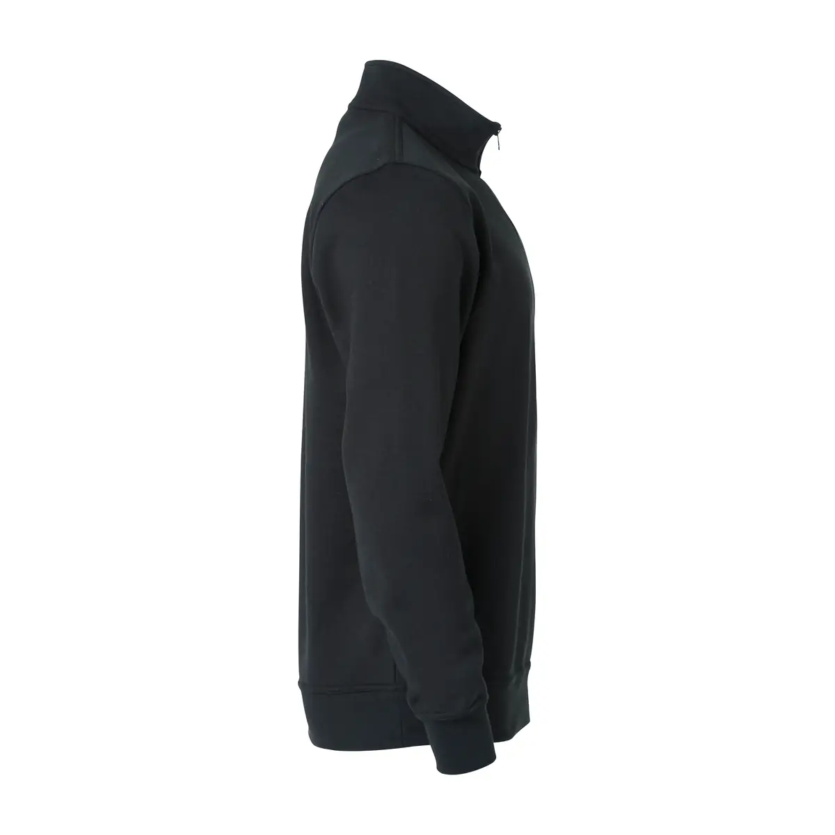 Sudadera hombre CLIQUE BASIC HALF ZIP 021033 54 Sudadera hombre CLIQUE BASIC HALF ZIP 021033, Negro, lateral derecho