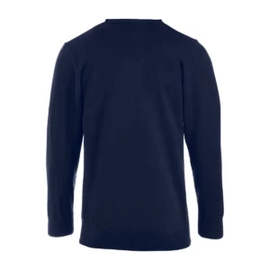 Jersey de hombre Clique Aston 021174, Azul marino oscuro, vista posterior