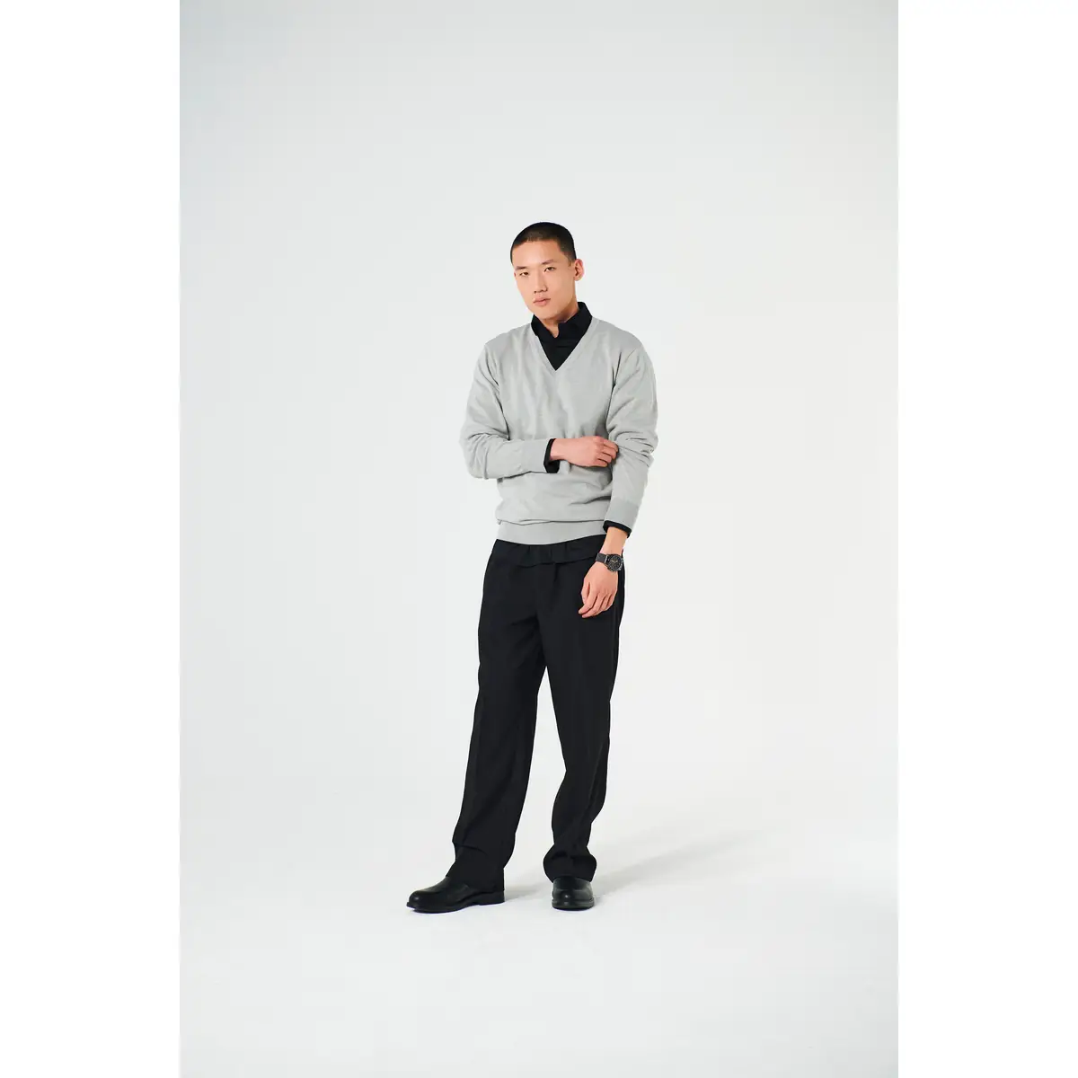 Jersey de hombre Clique Aston 021174 1 Jersey de hombre Clique Aston 021174, Gris marengo, con modelo