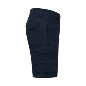 Pantalón corto unisex Clique Cargo Shorts 022065, Marino, lateral derecho