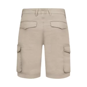 Pantalón corto unisex Clique Cargo Shorts 022065, Arena, vista posterior