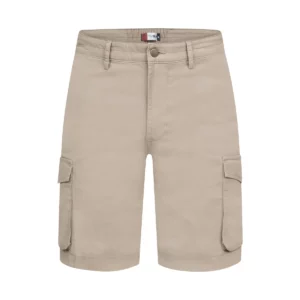 Pantalón corto unisex Clique Cargo Shorts 022065, Arena, vista frontal
