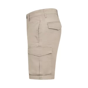 Pantalón corto unisex Clique Cargo Shorts 022065, Arena, lateral izquierdo